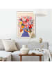Orangewallz Gerahmter Kunstdruck "Dressed Lady Flowers"