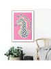 Orangewallz Gerahmter Kunstdruck "Pink Panther" - (B)40 x (H)50 cm