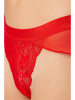 Panty Party 2-delige set: slips rood
