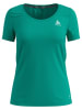 Odlo Koszulka sportowa "F-Dry" w kolorze zielonym