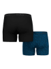 Odlo 2-delige set: boxershorts "The Active" blauw/zwart