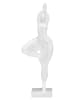 Mauro Ferretti Dekofigur "Yoga Woman" in Weiß - (B)16 x (H)45,8 x (T)9 cm