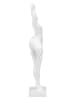 Mauro Ferretti Dekofigur "Yoga Woman" in Weiß - (B)16 x (H)45,8 x (T)9 cm