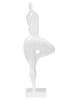 Mauro Ferretti Dekofigur "Yoga Woman" in Weiß - (B)16 x (H)45,8 x (T)9 cm