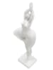 Mauro Ferretti Dekofigur "Yoga Woman" in Weiß - (B)16 x (H)45,8 x (T)9 cm
