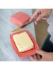 koziol 2er-Set: Butterdosen "Rio" in Koralle - (B)17,5 x (H)5,8 cm