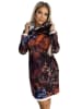 numoco Sweatkleid in Bunt