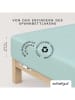 Schlafgut Mako-Jersey-Spannbettlaken in Mint
