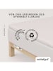 Schlafgut Mako-Jersey-Topper-Spannbettlaken in Creme