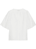 Marc O'Polo Lniana bluzka w kolorze białym