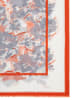 Marc O'Polo Schal in Blau/ Rot/ Creme - (L)184 x (B)72 cm