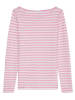 Marc O'Polo Longsleeve in Pink/ Creme