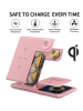 SmartCase 3in-1-Schnellladestation in Rosa