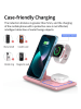 SmartCase Stacja szybkiego ładowania 3w1 w kolorze jasnoróżowym