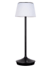 näve Solarna lampa stołowa w kolorze czarno-białym - wys. 38 x Ø 13 cm