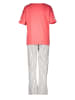 Melissa Brown Pyjama in Grau/ Apricot