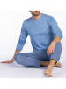 Dodo Homewear Piżama w kolorze błękitnym