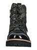 LAURA VITA Leder-Stiefeletten in Schwarz