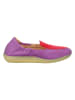 Think! Leder-Slipper in Lila/ Rot