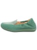 Think! Skórzane slippersy w kolorze zielonym