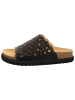 Think! Leren slippers zwart