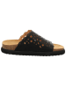 Think! Leren slippers zwart