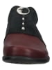 Think! Leder-Slipper in Rot/ Schwarz