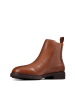 Clarks Leder-Chelsea-Boots "Griffin Plaza" in Cognac