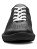 Clarks Leder-Sneakers "Kayleigh Aster" in Schwarz