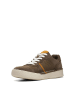 Clarks Skórzane sneakersy "CraftCup Court" w kolorze brązowym