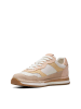 Clarks Leder-Sneakers "CraftRun Tor" in Beige