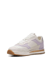 Clarks Leder-Sneakers "CraftRun Tor" in Creme/ Lila