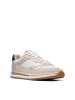 Clarks Leder-Sneakers "CraftRun Tor" in Beige