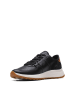 Clarks Leder-Sneakers "DashLite Run" in Schwarz/ Hellbraun