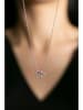 Heliophilia Silber-Halskette mit Schmuckelement - (L)43 cm