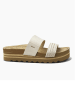 Reef Pantoletten "Cushion Vista Hi" in Creme