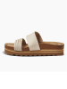 Reef Pantoletten "Cushion Vista Hi" in Creme