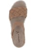 Caprice Leren haksandalen bruin