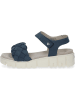 Caprice Leren haksandalen donkerblauw