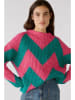 Oui Sweter w kolorze różowo-zielonym