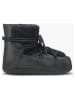 INUIKII Leder-Boots "Curly Rock" in Schwarz