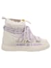 INUIKII Winterboots "Puffer Print" in Weiß/ Lila