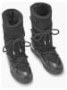 INUIKII Skórzane botki "Classic High Laced" w kolorze czarnym