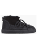 INUIKII Leder-Winterboots "Classic Low" in Schwarz