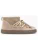 INUIKII Skórzane sneakersy "Classic Low" w kolorze beżowym