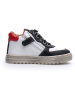 Naturino Leder-Sneakers in Schwarz/ Weiß