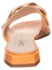 Gabor Skórzane klapki w kolorze pomarańczowym