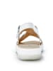 Gabor Leder-Sandalen in Weiß