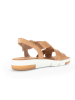 Gabor Leder-Sandalen in Hellbraun