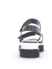 Gabor Skórzane sandały w kolorze czarno-białym